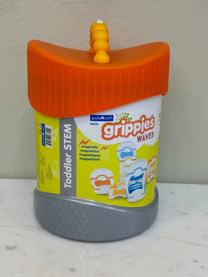 GuideCraft Grippies Waves Blocks - 12 Pieces STEM Based Building Set - Image 2 of 4