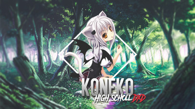 Anime high school dxd toujou koneko blurred girls Gaming Mat Desk Pad