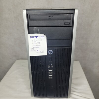 HP Desktop Computer Tower Intel Core i3, 500GB Storage, 4GB RAM
