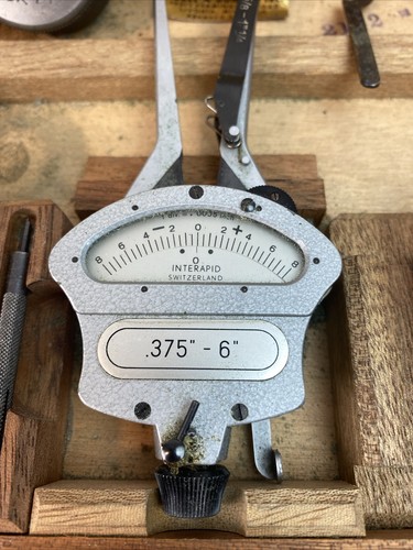 Interapid Loch & Nut Überprüfung 0,375 - 6,00" Maschinist Werkzeuge Komparator mit Box - Bild 3 von 19