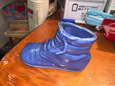 Vintage Baby Boot Shoe Vase Planter Approximately 2 1/2" Tall