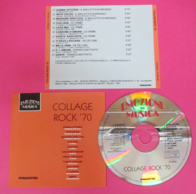 CD Compilation Collage Rock'70 LE ORME IL BALLETTO DI BRONZE no lp mc*vhs(C11)**