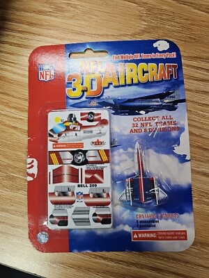 2002 Fleer NFL 3-D Aircraft Models - New SEALED
