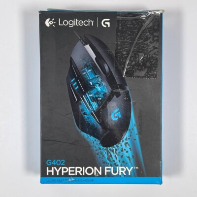 Logitech G402 Hyperion Fury Wired Gaming Mouse 4,000 DPI Lightweight 8 Buttons