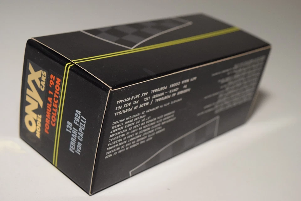 V 1:43 ONYX 138 FERRARI F92A FORMULA 1 F1 1992 92 IVAN HAIR MINT BOXED - Immagine 4 di 4