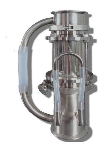 Soxhlet extractor 3" inches. Distillers alcohol. Botanical Basket Gin Head