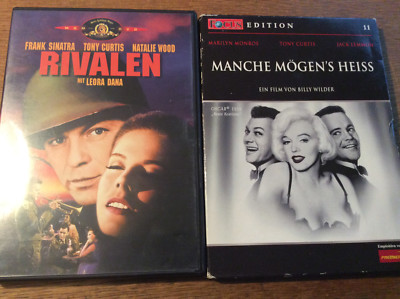 Tony Curtis [2 DVD]  Rivalen ( Frank Sinatra ) + Manche Mögen's Heiss ( Monroe )