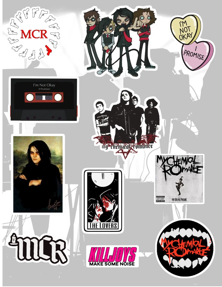 My Chemical Romance MCR Band Sticker Pack