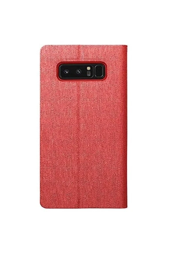 LAUT - Funda tipo folio tejida APEX para Samsung Galaxy Note8 - Tela coral Foto 3 de 4
