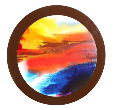 Ted Lownik, Abstract Waves, Acrylic on Canvas, signed bottom