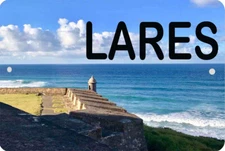 Puerto Rico LARES  Municipio 8" x 12" Aluminum Metal Sign PR El Morro