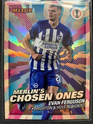 2023-24 TOPPS Merlin Chrome UEFA Merlin s Chosen One MC-2 Evan Ferguson
