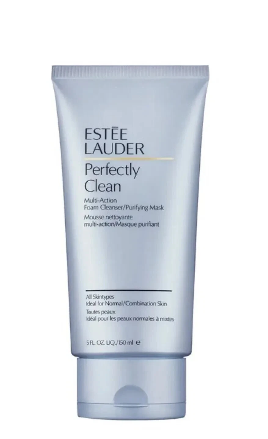 Estee Lauder PERFECTLY CLEAN Multi-Action Foam Cleanser/PurifyingMask - 5oz -NEW