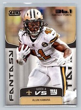 Alvin Kamara 2019 Score #FS-10 New Orleans Saints Fantasy Stars Football Card