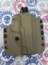 QUICK SHIP Tactical OWB FDE Kydex Holster for 1911 4" Steel Frame .45 2A 2AGW