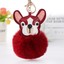 thumbnail 97 - 2020 New Cute Pineapple Fur Ball Keychain Bag Car Pendant Keyring Birthday Gifts