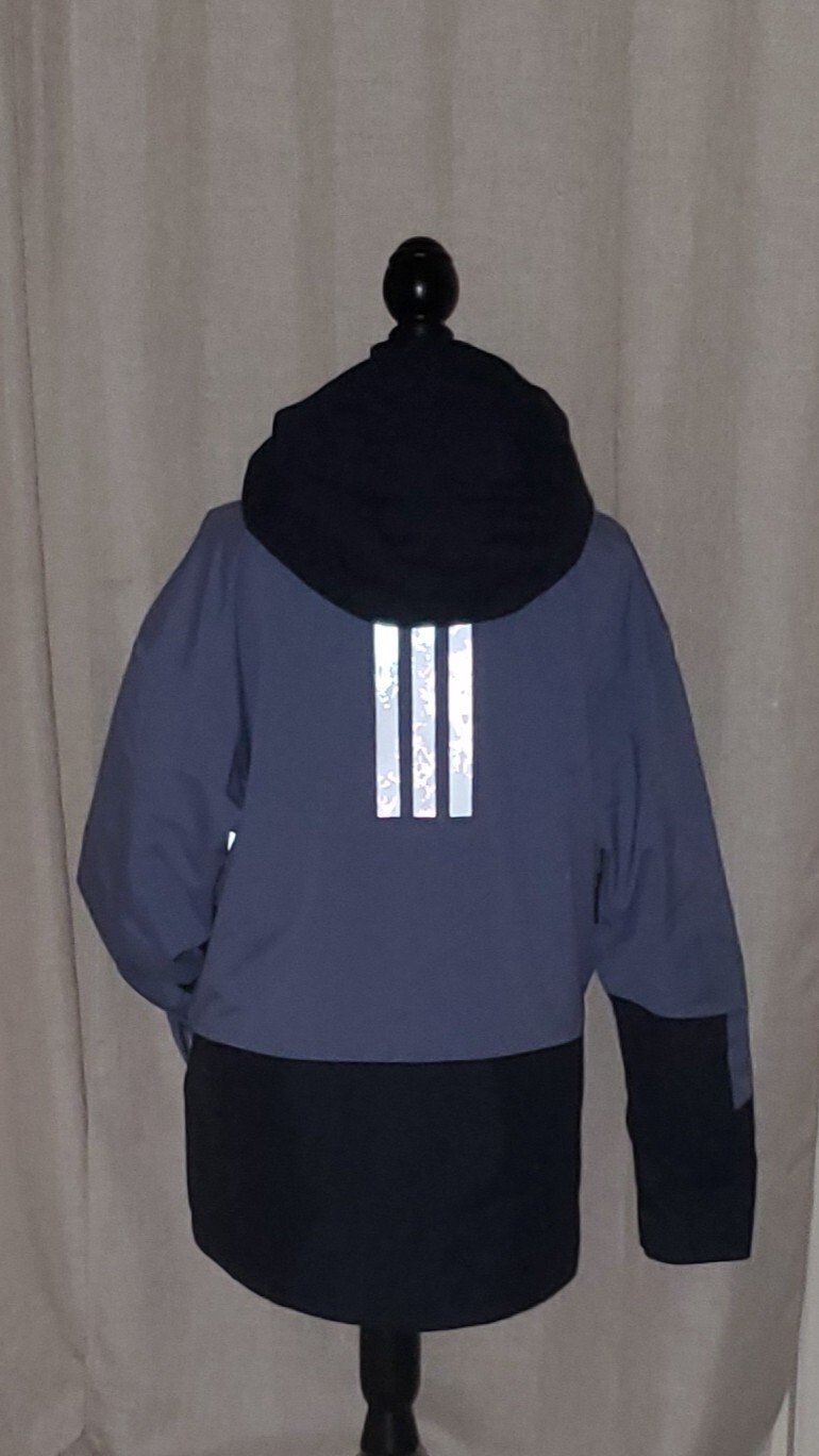 NWT Adidas Terrex MYSHELTER Snow Jacket Violet/Navy Size 2XL. $350. image 3