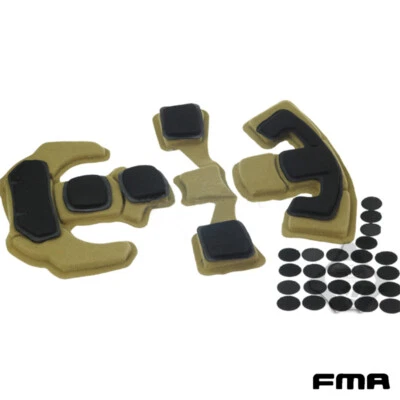 FMA Foam Pad Set Pour Airsoft Helmet Protector Upgrade Version Chasse Tactique