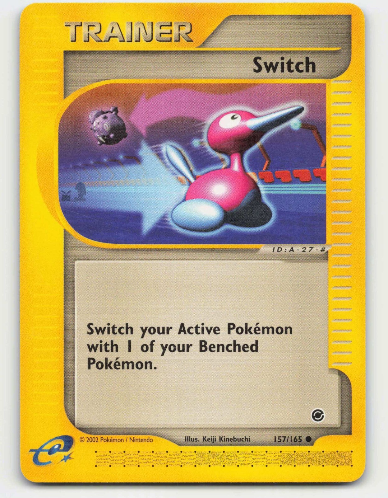 2002 Pokemon, Expedition, #157/165 Switch, Common