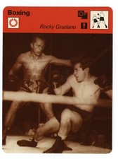 Rocky Graziano Boxing - Combat Sports   Sportscasters Card 