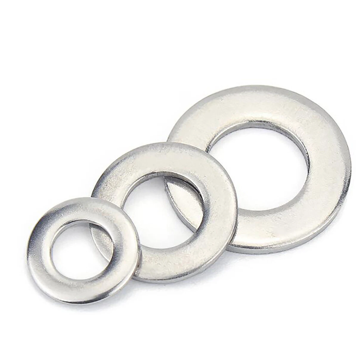 Flat metal hotsell ring