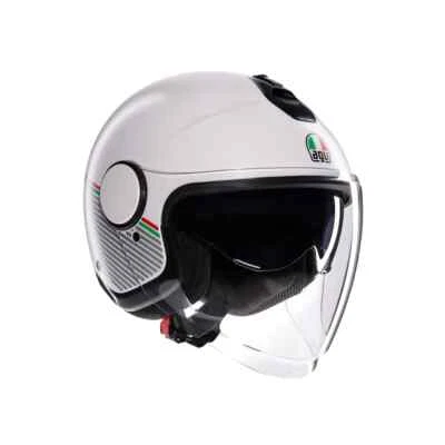 Casque AGV E2206 Jet Eteres Capoliveri Blanc Mat/Italie Taille XS - Photo 1/4