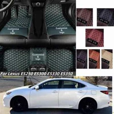 For Lexus ES250 ES300 ES300H ES330 ES350 Car Floor Mats Waterproof Carpet Custom
