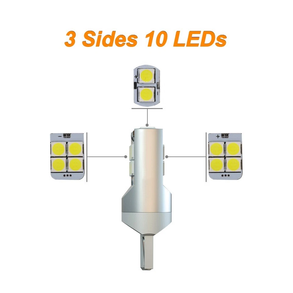 Bombillas de retroceso LED 921 W16W blancas para Kia K900 2015 2016 2017 Foto 2 de 4