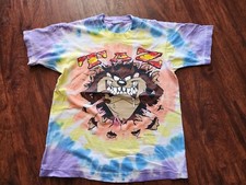 VINTAGE 1995 WARNER BROS MFG BY FREEZE TAZ T-SHIRT KIDS YOUTH XL 18/20 USED