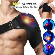Shoulder Brace Rotator Cuff Support Relief Pain Adjustable Left & Right Belt US