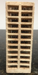 Vintage Gas Space Heater Ceramic Insert Brick 6 5/8" x 4 3 ...