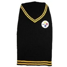 Pittsburgh Steelers NFL Dog Pet V Sweater (all sizes)