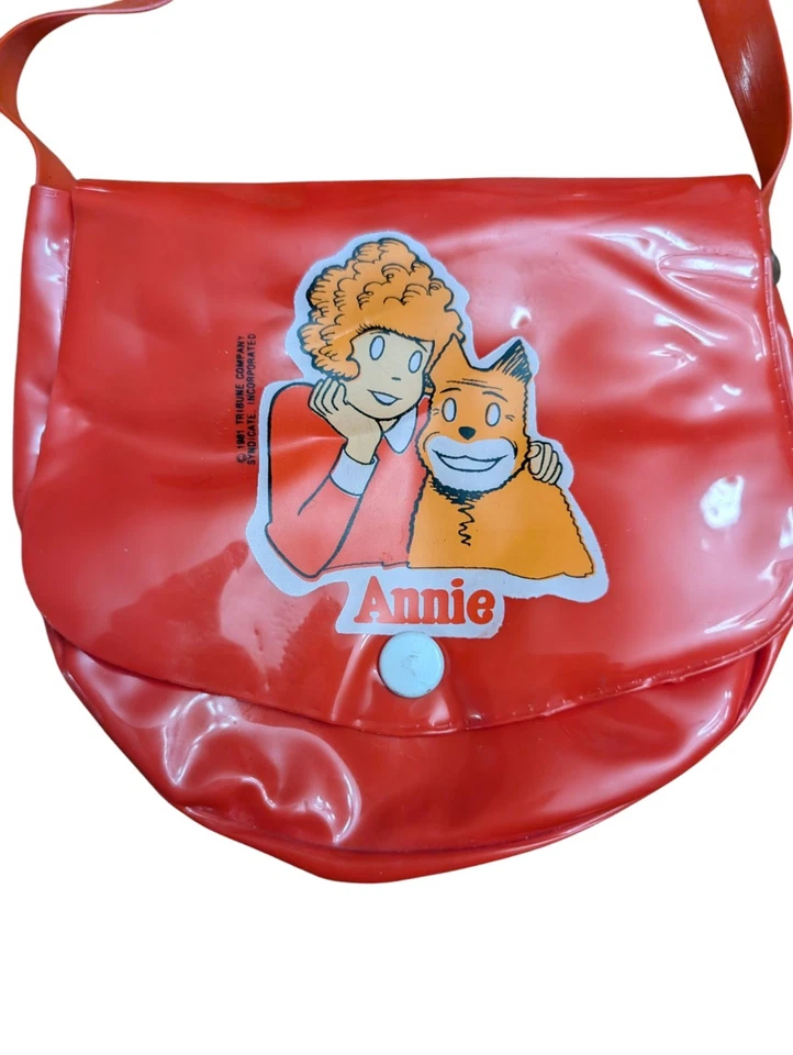 Vintage Annie Little Orphan Vinyl Bag Shoulder Purse - Image 2 of 4