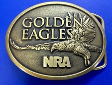 National Rifle Association NRA Golden Eagles Commemorative Belt Buckle