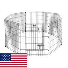 Pet Trex 24 Exercise Playpen For Dogs Eight 24 X 30 High Panels Gate 83-Dt5291