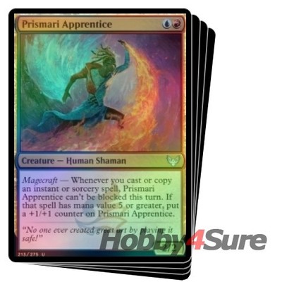Foil Prismari Apprentice X4 M/NM Magic MTG Strixhaven: School Of Mages