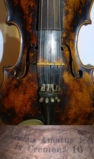4/4 VIOLIN WITH LION HEAD - for renovation Nr. 490