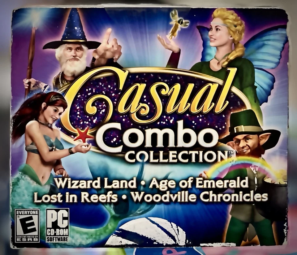 Casual Combo Collection PC CD-ROM WIN Vintage Video Game Wizard Age Chronicles - Image 4 of 4