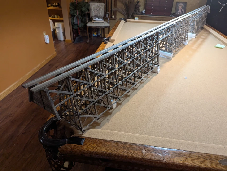 大号 O 规格摔跤桥 - 9 英尺 - 3-1/2 英寸长 X 9-3/4 英寸高 Loc A + 左侧 — 第 3/4 张图片