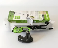 Powerful 10 Amp 18-Inch Corded String Trimmer with Quick-Connect Features