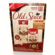 Old Spice Holiday Snickerdudel Sugar Cookie Body Wash Deodorant Gift Set New