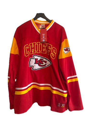 Kansas City Chiefs Football Jersey Mens LARGE Red NFL Football Ultra Game NWT