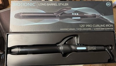 Bio Ionic Long Barrel Styler 1.25'' Pro Curling Iron