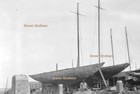 1910s Shipyard Fire Skeletons of Wood Hulled Schooners Film Camera Negatives #3 — photo 4