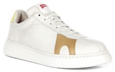 Camper Tws Non Teinté Lacé Cuir Femmes Trainer En Gris EU37-41