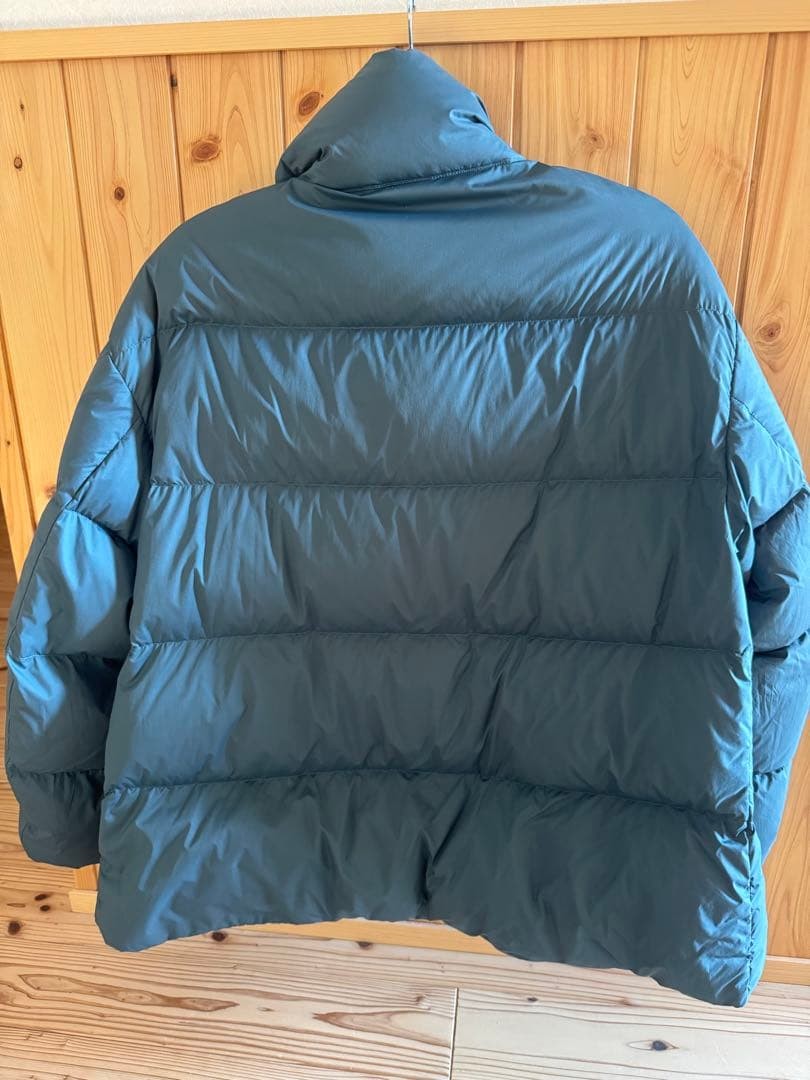 Uniqlo Ultra Light Down Women's Jacket M Blue-Green Rare Matte Finish Used image 2