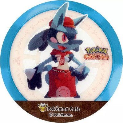 Untersetzer Lucario Clear Pokemon Cafe Mix Getränk Bestellbonus 10. Edition