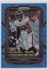 2022 Panini Prizm Rookies Blue Wave Prizm 49/199 Logan Hall #381 1o4j