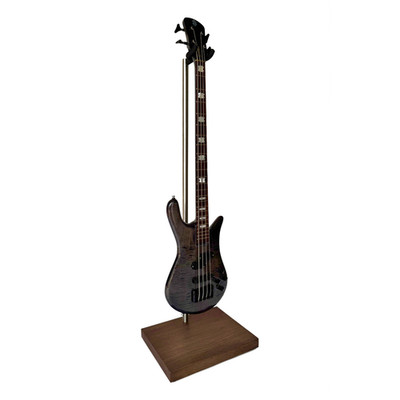 Holz Bassständer aus massiver Eiche & Edelstahl   ideal für Spector, Warwick