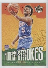 2019-20 Panini Court Kings Modern Strokes De'Aaron Fox #19 10vh